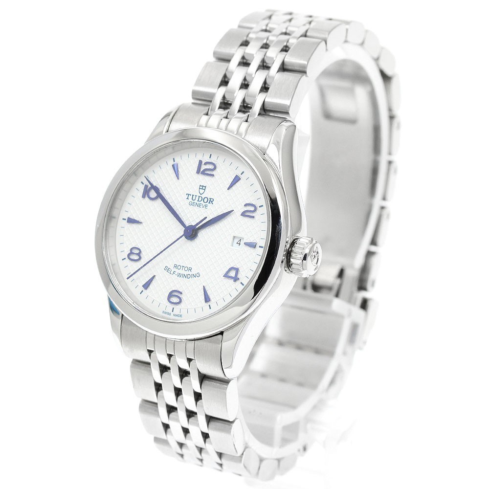 TUDOR 1926 Ladies' White-Silver Stainless Steel 91350 1926 Automatic From JAPAN