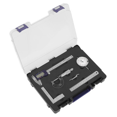 Sealey Messwerkzeug Set 5-teilig Messschieber Mikrometer Anzeige AK96SET