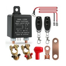 Remote Battery Disconnect Switch 12V, 200A Remote Control Battery Kill Switch...