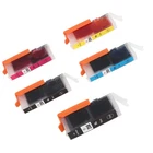 ^(BK BK C M Y)250-251 Multi Colors Ink Cartridge Replacement Inkjet Cartridges