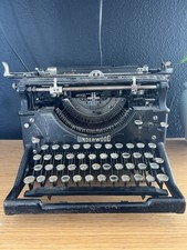 Underwood Antique Black Manual Typewriter Vintage Collectible Office Decor thumbnail