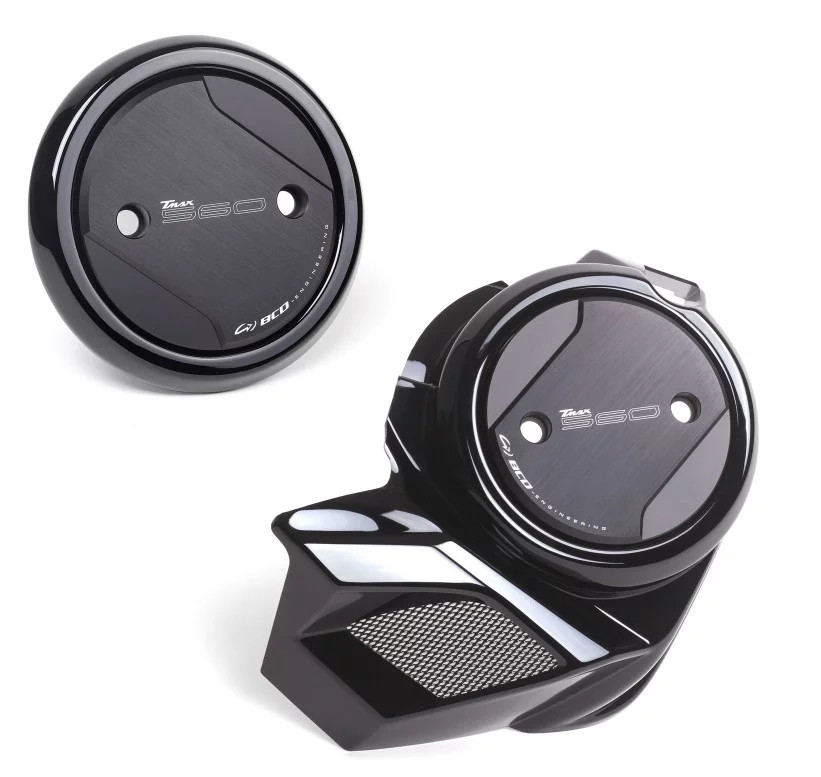 Capots moteur BCD TMAX 560 avec prise d'air pour vos virées et trajets urbains