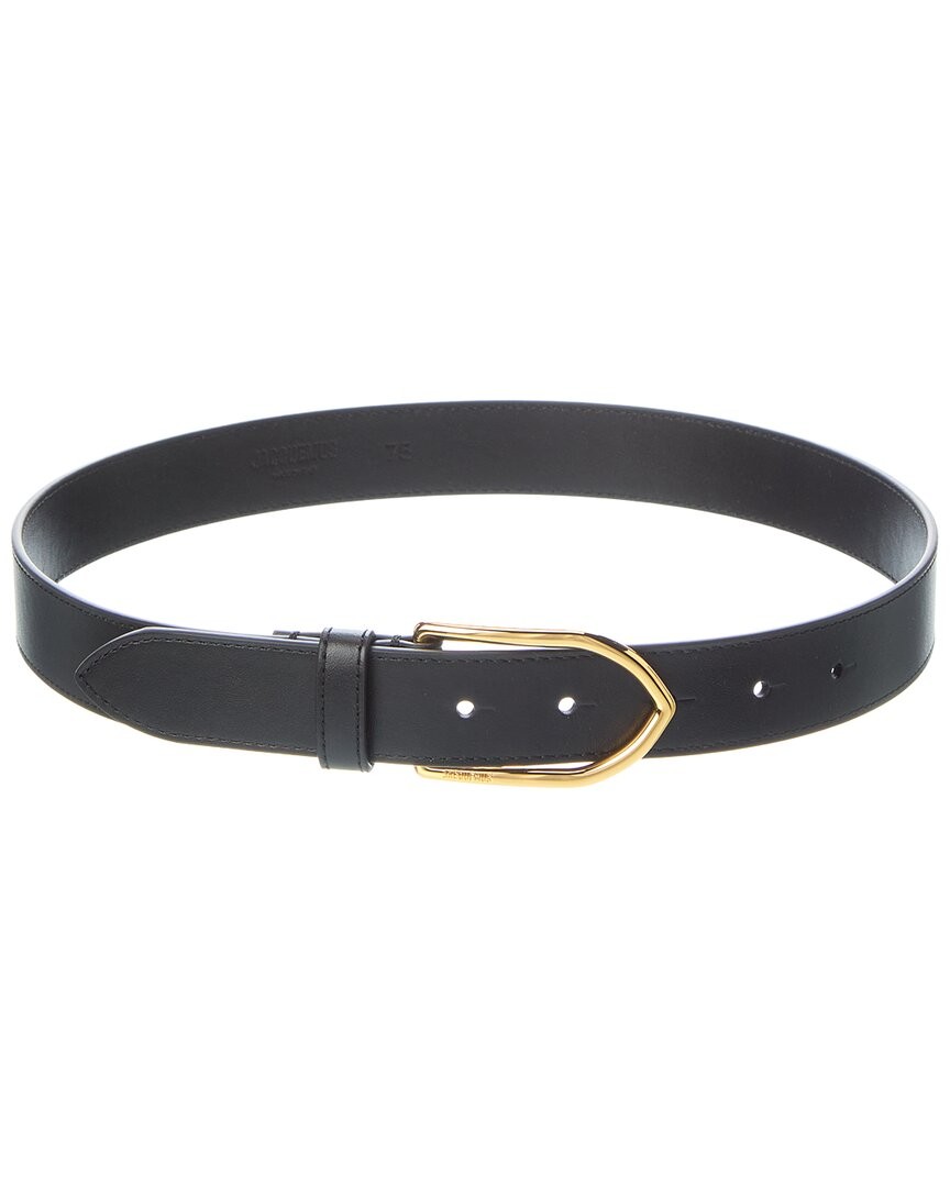 Jacquemus Bambino Leather Belt Womens Black 75 50790₽