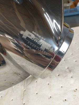 Powertech OFX3R25PCL200 3 Blade CLS300 Stainless Propeller 15.25 X 25 Pitch 5D 2
