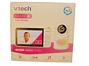 VTech VM5267 5 Inch Baby Monitor - Pan & Tilt Feature - Brand New Unopened Box