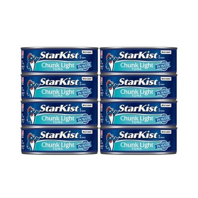 StarKist Chunk Light Tuna in Water, 5 oz (8 Pack) Canned 5 Ounce (Pack of 8)
