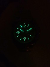 BELL&ROSS WATCH BR-05G GMT WHITE DIAL BR05G-SI-ST/SST AUTOMATIC DATE SS MEN'S 11