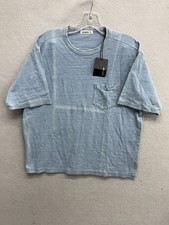 Buck Mason Indigo Dipped Yuma 90s Boxy T Shirt Size Medium M Short Sleeve New 