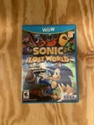 Sonic Lost World-Wii U-CIB-TESTED & WORKING-Deadly Six Edition