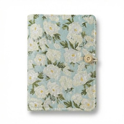 A5 Binder Cover, 6 Ring Binder Refillable Journal (Blue, A5)