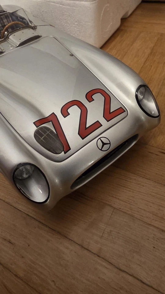 Mercedes Benz 300 SLR, W196S, #722, MM Sieger 1955, CMC M-066, 1:18 OVP - Bild 3 von 4