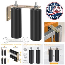 6-Inch Heavy-Duty Gate Roller Guide with Adjustable L-Bracket for Versatile Use