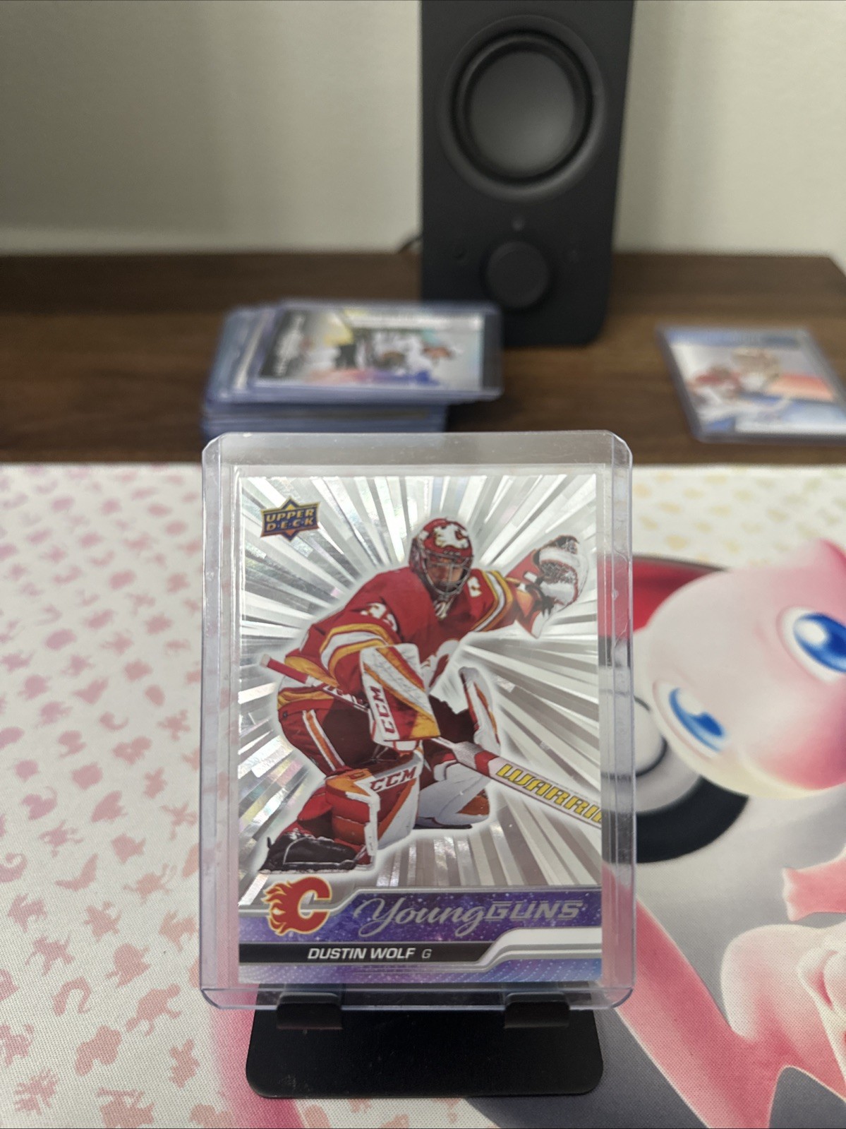 2023-24 Upper Deck Series 1 - Young Guns Dustin Wolf #210 Outburst Silver (RC)