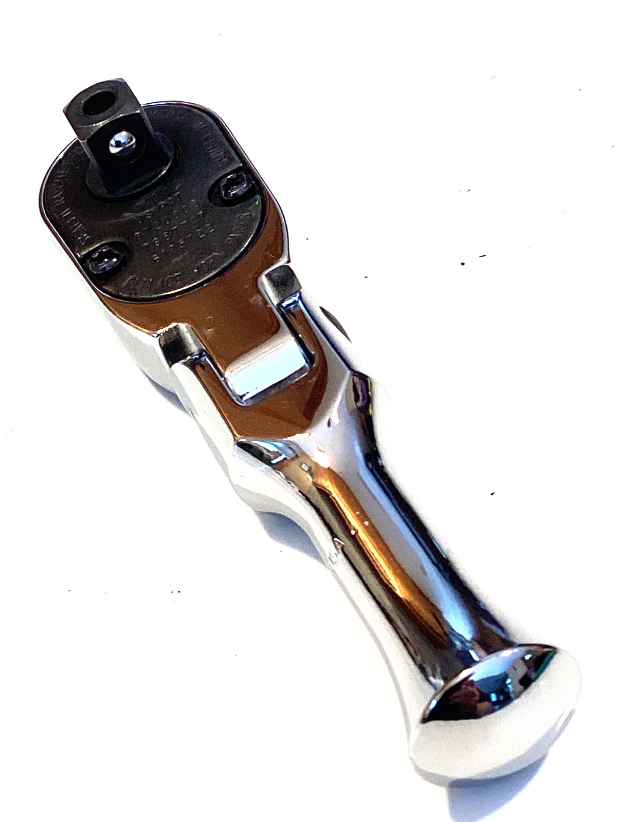 Snap On Tools NEW 3/8" Drive Stubby Flex Head Quick Release Ratchet FRKF80A