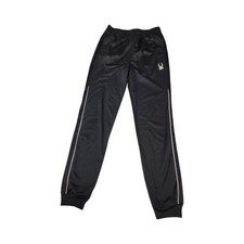 Spyder Boys Black Track Pants Joggers Elastic Waist Size Large 14/16 Activewear