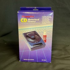Vintage DiscWasher CD DVD Motorized Cleaner Twin Pad Radial Cleaning Mechanism