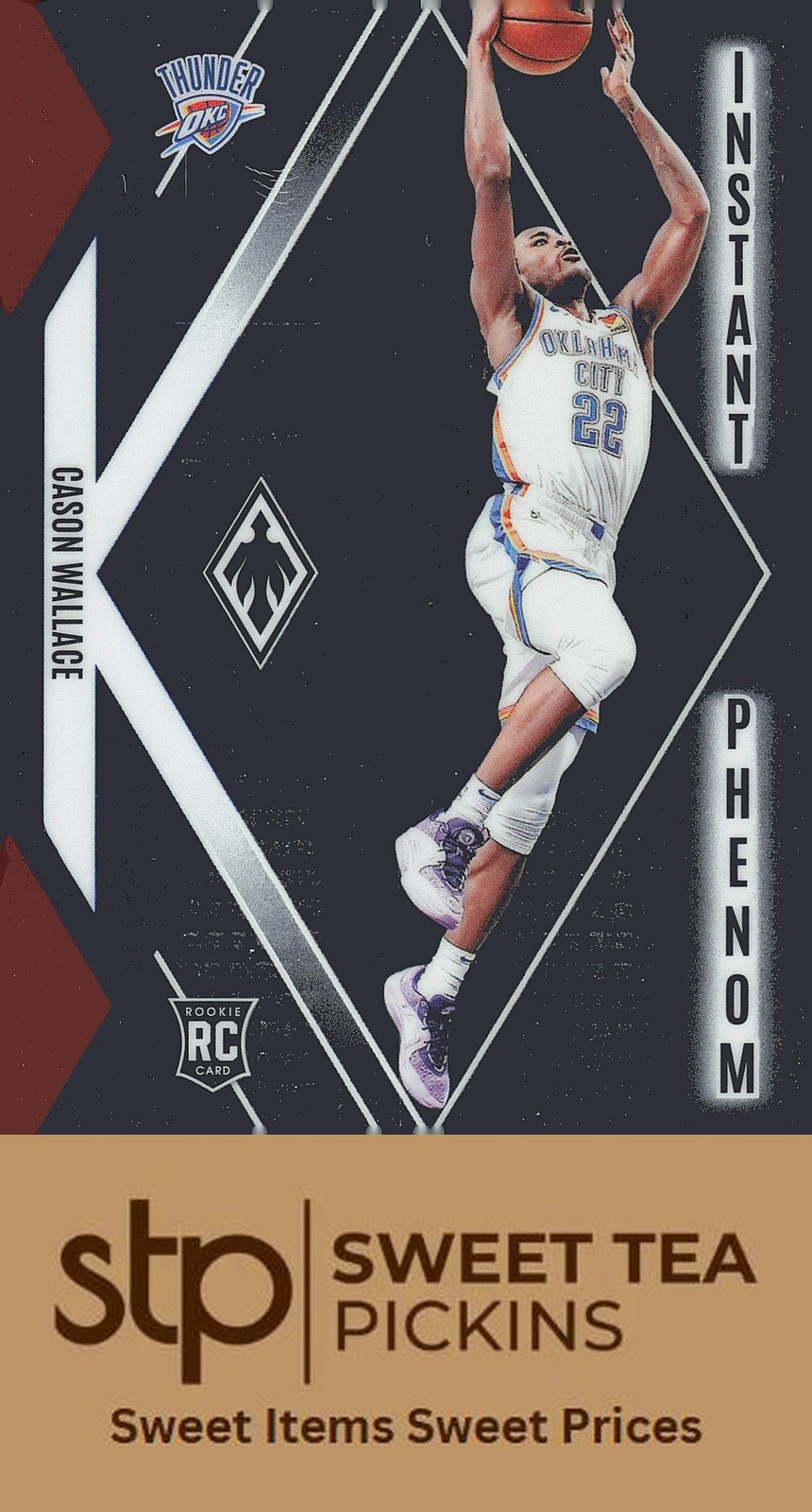 2023-24 Panini Phoenix #7 Cason Wallace Instant Phenom