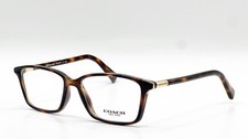 Coach HC 6077 5120 Dark Tortoise Square Authentic Eyeglass Frames 53-15