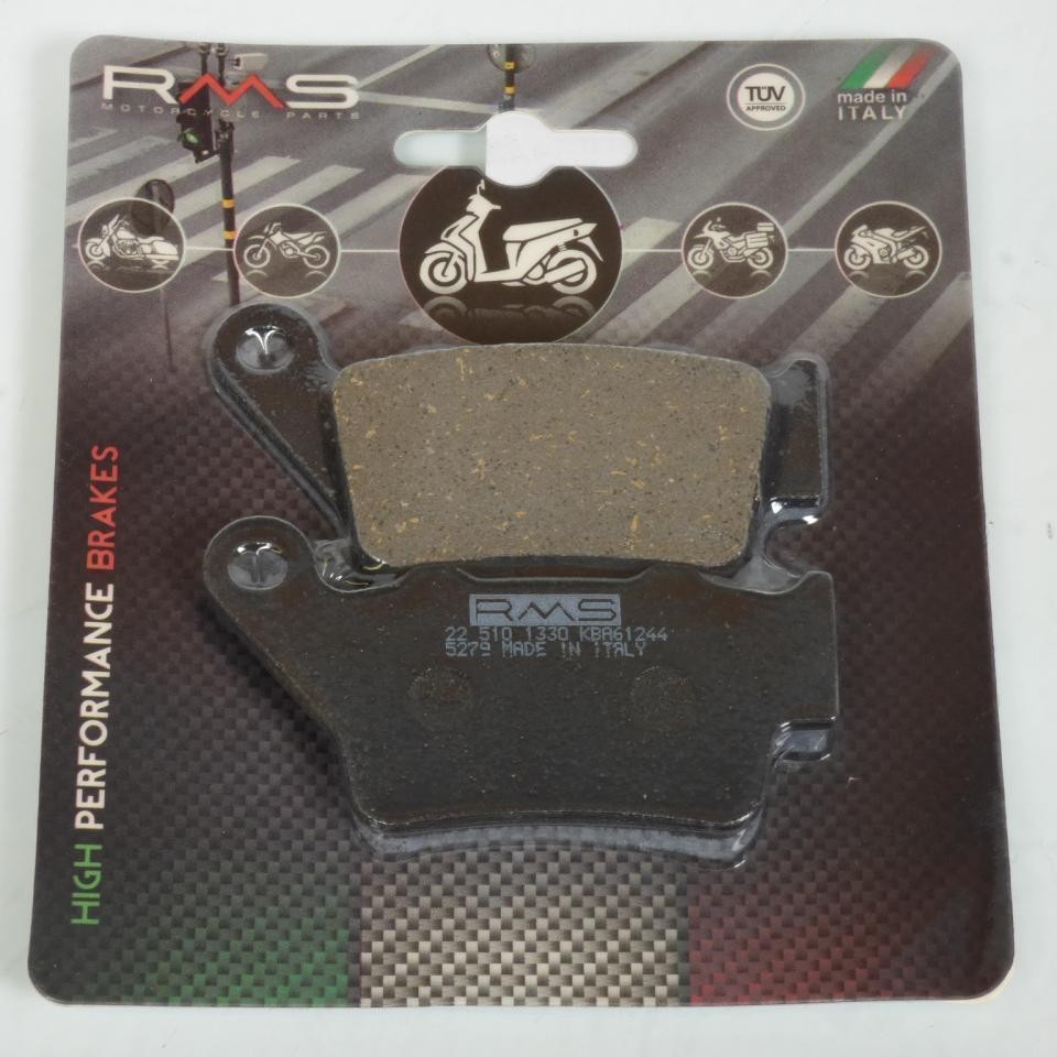 Plaquette de frein RMS arrière pour moto KTM 640 Adventure de 2001 à 2007