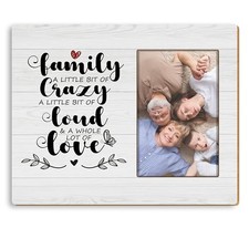 Family 4x6 Picture Frame, Gifts for Mom Dad Grandma Grandpa, Family a Little