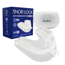 Snor Lock Anti Snoring Mouth Guard: FDA Cleared Stop Snoring Device for Bette...