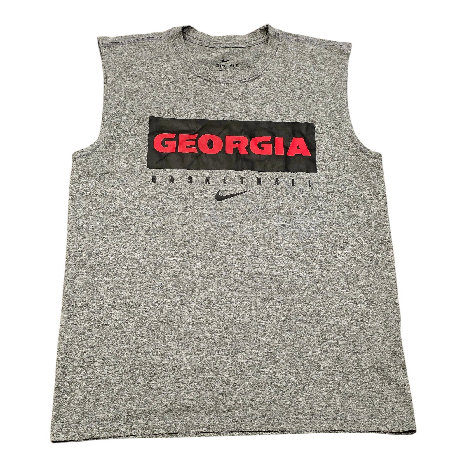 Men's Nike Elite Dri-Fit UGA Georgia Bulldogs Basketball Sleeveless Shirt Medium