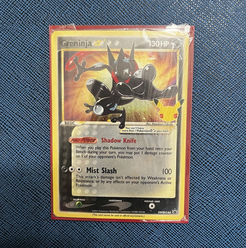 Pokemon TCG Greninja SWSH144 SWSH Black Star Promo Holo English 2021