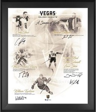Vegas Golden Knights FRMD Signed 20x24 Photo w/Six Signatures LE 109