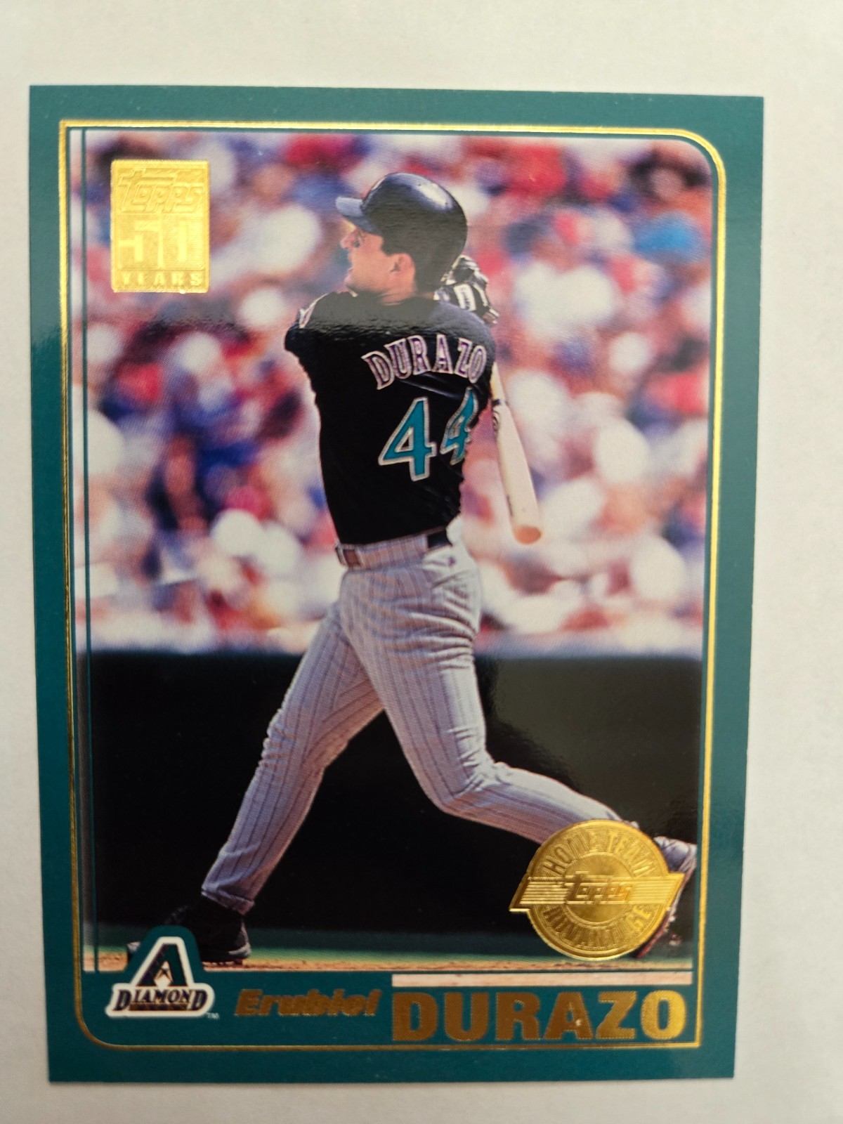 2001 Topps Series 2 Baseball HOME TEAM ADVANTAGE 671 Erubiel Durazo Diamondbacks