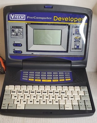 VTech (Pre Computer  *Developer*) Gray Portable Education Learning Laptop 4 Kids