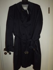 J.Philipp, Herren-Mantel, dunkelblau, Baumwolle, Gr. 56