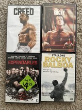 Stallone 4 Pack DVD ROCKY, Creed, Expendables...