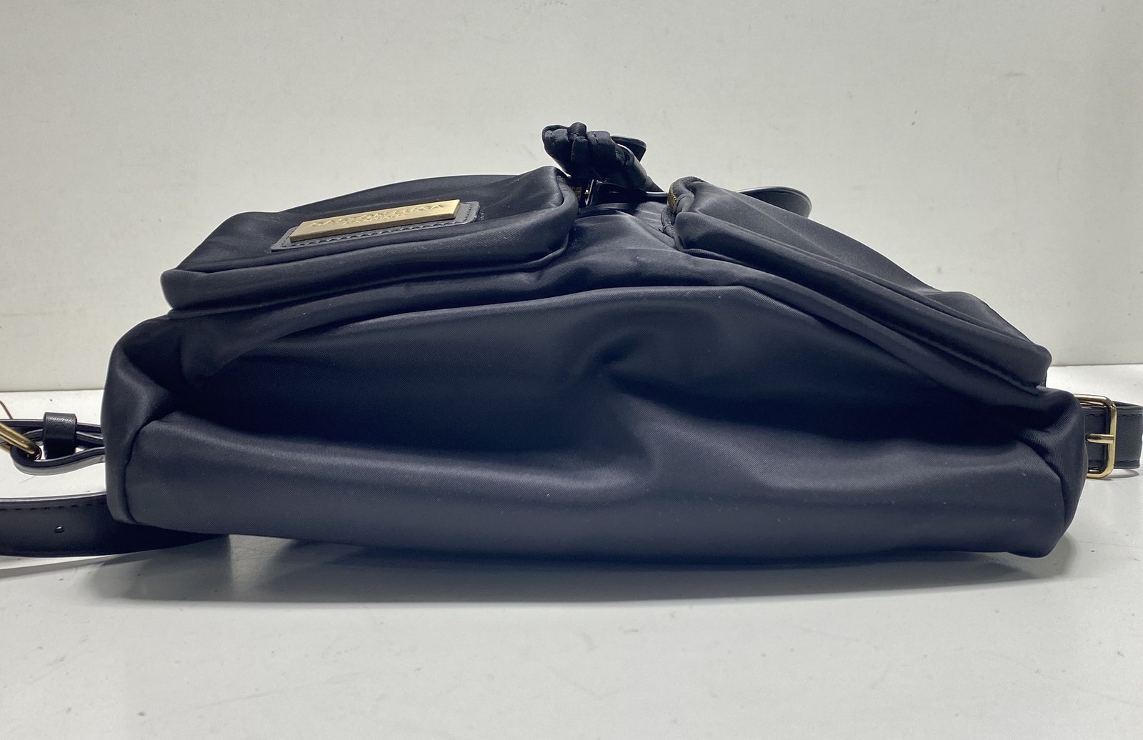 Gaston Luga Black Solid Leather Backpack Medium D… - image 3