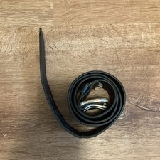 Express Wraped Black Genuine Italian Leather Belt - Made in USA - Women Size M