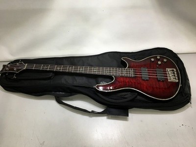 (Schecter) HELLRAUSER 4 Used Red with Soft case Used From JPN USED E.GUITAR