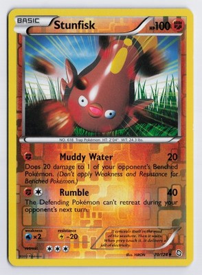 Stunfisk - DRX #70/124 Dragons Exalted Uncommon Reverse Holo MP