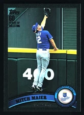 Mitch Maier Kansas City Royals 2011 Topps Black #658 SN /60