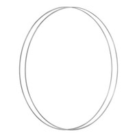 14 Zoll TraumfäNger Ringe, 2 StüCk Metall Makramee Kranz Blumenrunde Ring Hoop