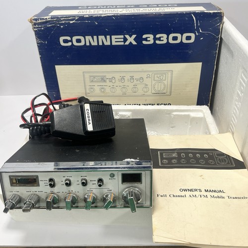 Connex CX-3300FHP CB Radio W Box And More Untested