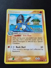 Swampert 27/100 Reverse Holo Rare Crystal Guardians Pokemon HP