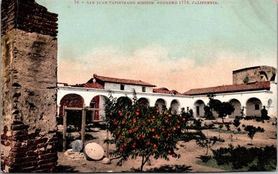 San Juan Capistrano Mission California CA Postcard
