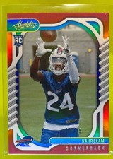 2022 Panini Absolute Kaiir Elam Spectrum Orange /75 Buffalo Bills #175 RC