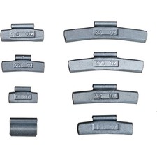 140 Pcs ASSORTMENT CLIP-ON WHEEL WEIGHTS BALANCE P STYLE 0.25 0.50 0.75 1.00 ...