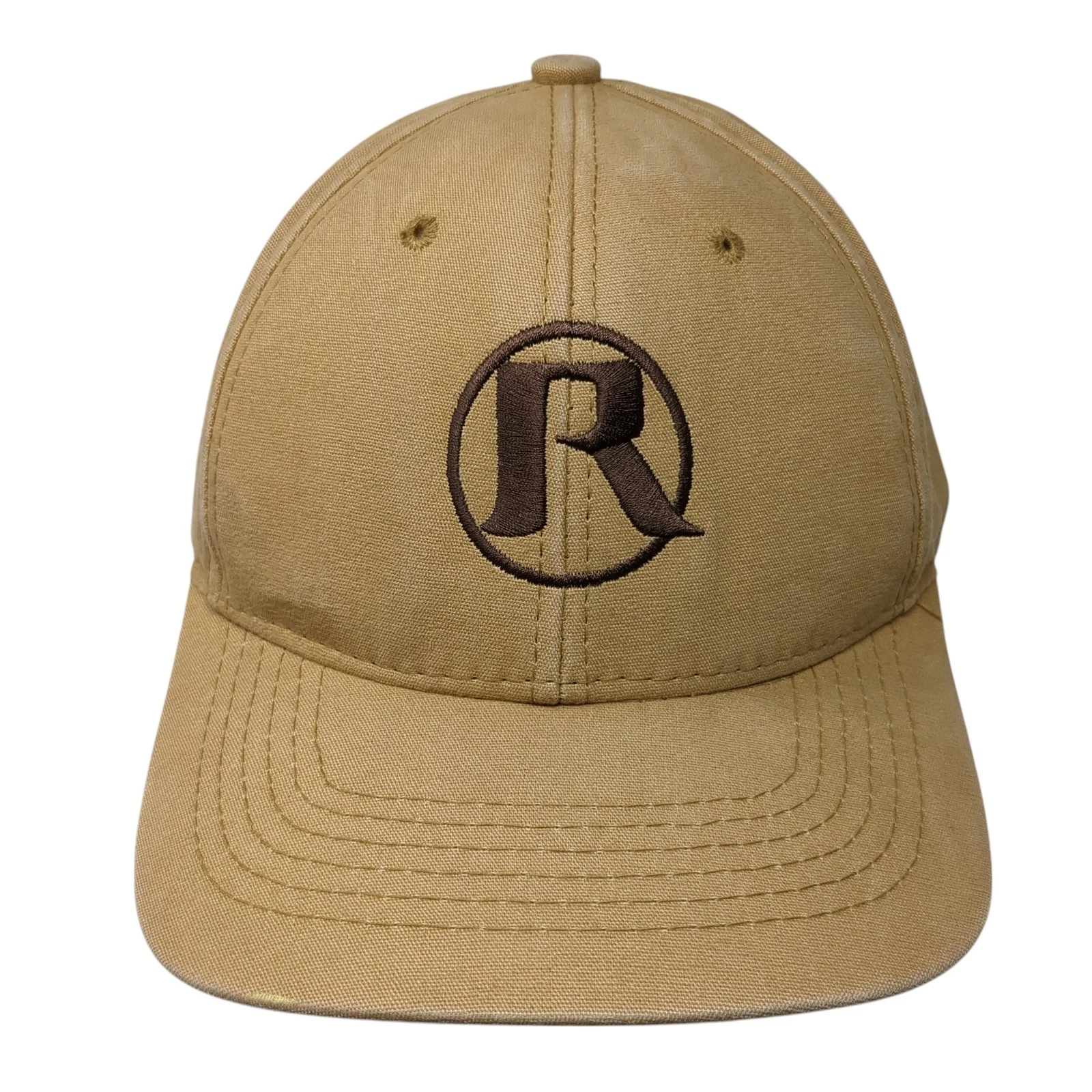 R Chevrolet Snapback Cap Brown One Size Adjustable Embroidered Outdoor Cap