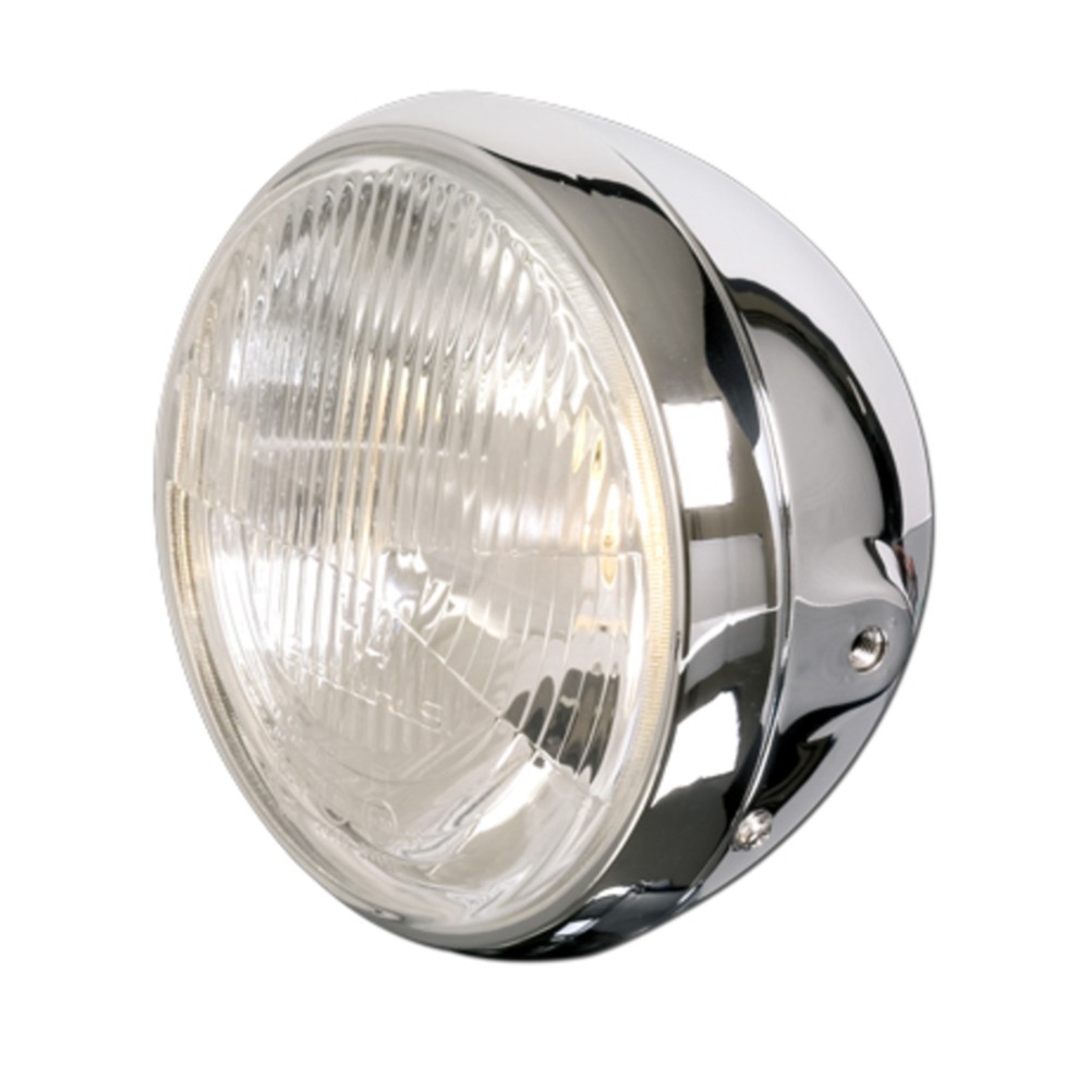 Free Shipping Front Headlight Highsider Smart British Style 7 Inch Chrome 1