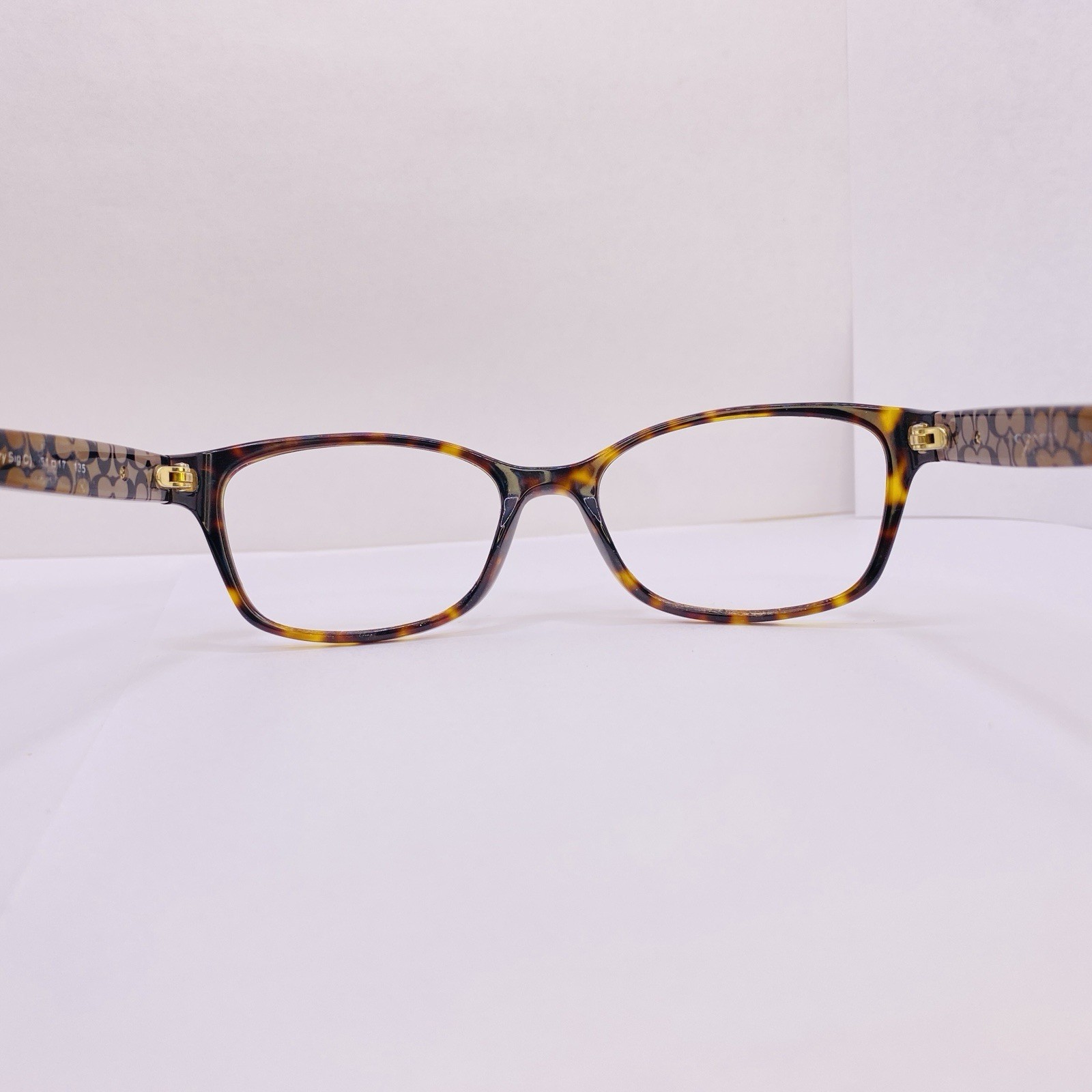 Coach Authentic Eyeglasses HC 6065 5291 Dark Tortoise Military 51 [] 17 135 MM thumbnail 6