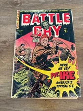 Battle Cry # 8 VG- Golden Age Comic Book Pre-Code Private IKE 1 J356