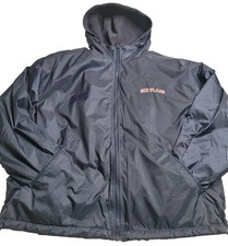 Chaqueta con Capucha Vintage Six Flags Oficialmente Certificada Coaster Team Cremallera Completa Grande