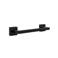 Grab Bar | Gloss Black | Bathroom Safety Rail | Wall Mounted Support Handle