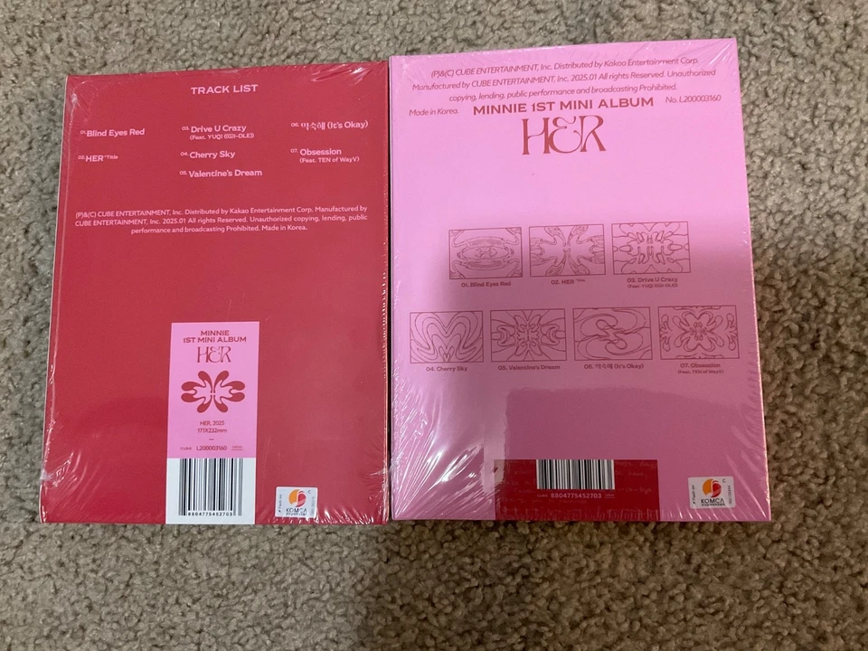  I-DLE MINNIE: "HER" - THE DEBUT EP - 2CD SET - SEALED - US SELLER!! Foto 4 de 4